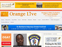 Tablet Screenshot of orangectlive.com